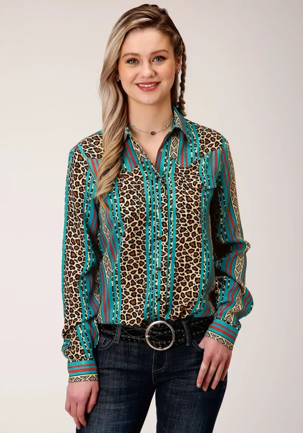 Roper Shirt Leopard Print