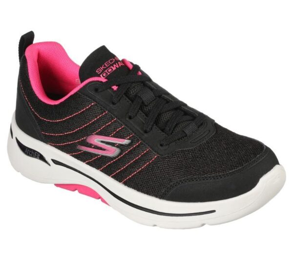 Skechers Go Walk Arch Fit True Vision Black/Pink