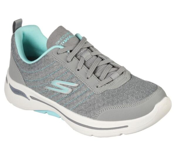 Go Walk Arch Fit True Vision by Skechers Gray/Light Blue