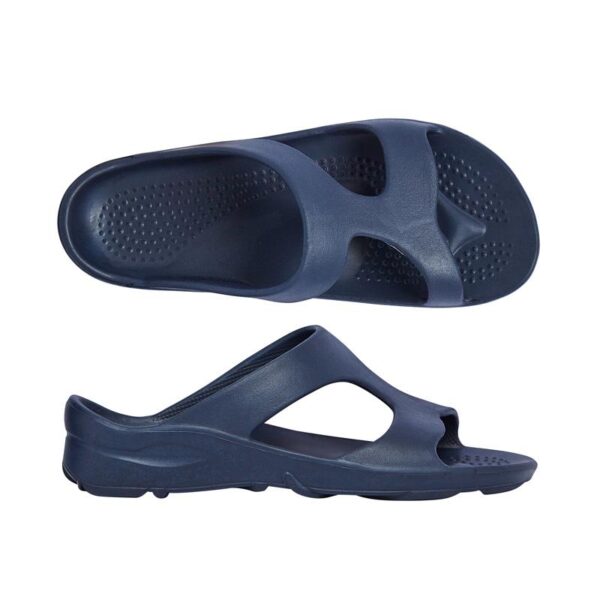 Aussie soles Indy orthotic support slides Navy