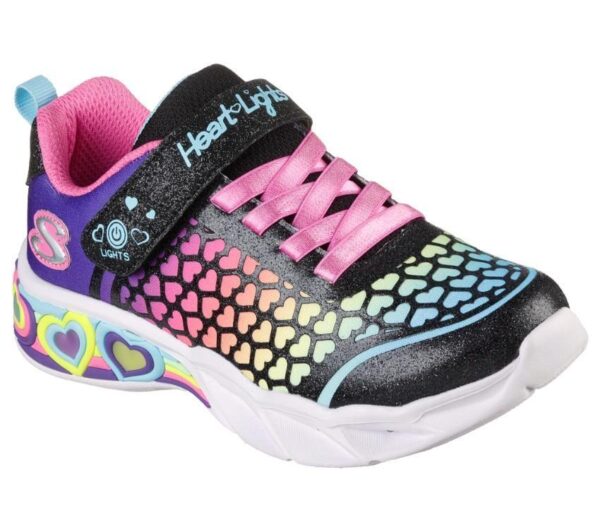 Skechers Sweetheart Lights Lovely Colors Black/Multi Girls