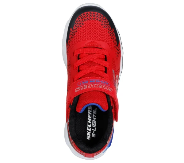 SKECHERS FLEX GLOW BOLT -RED BLACK - Image 5