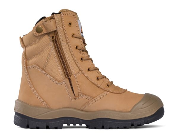 Mongrel High Leg Wheat Zipsider Boot Scuff Cap 451050 UK SIZING