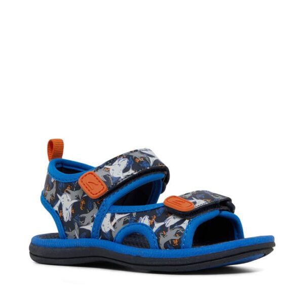 Clarks Fisher Sandals Navy/Blue Sharks