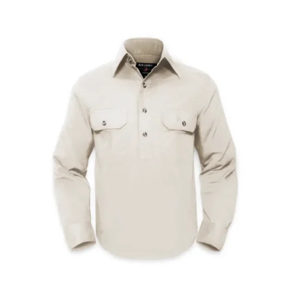 Brumby Work Shirts Different Colours Half Button - Image 3