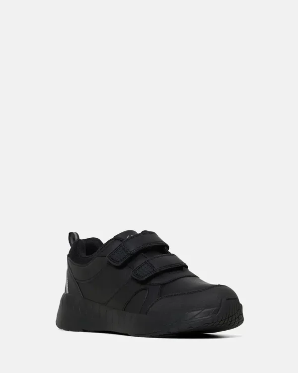 Clarks Hustle Sport Black School Sneaker