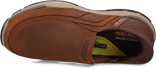 Skechers Mens Slip-InsRelaxed Fit:Respected - Elgin Brown - Image 3