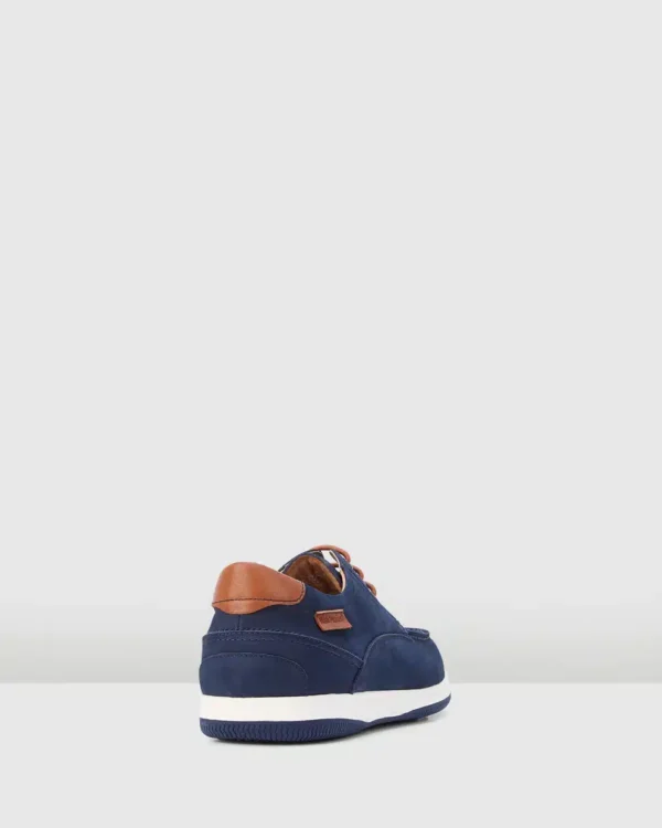 Hush Puppies Mens Dusty Navy Nubuck - Image 2