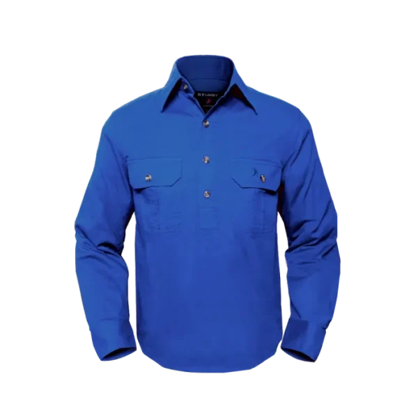 Brumby Work Shirts Different Colours Half Button - Image 2