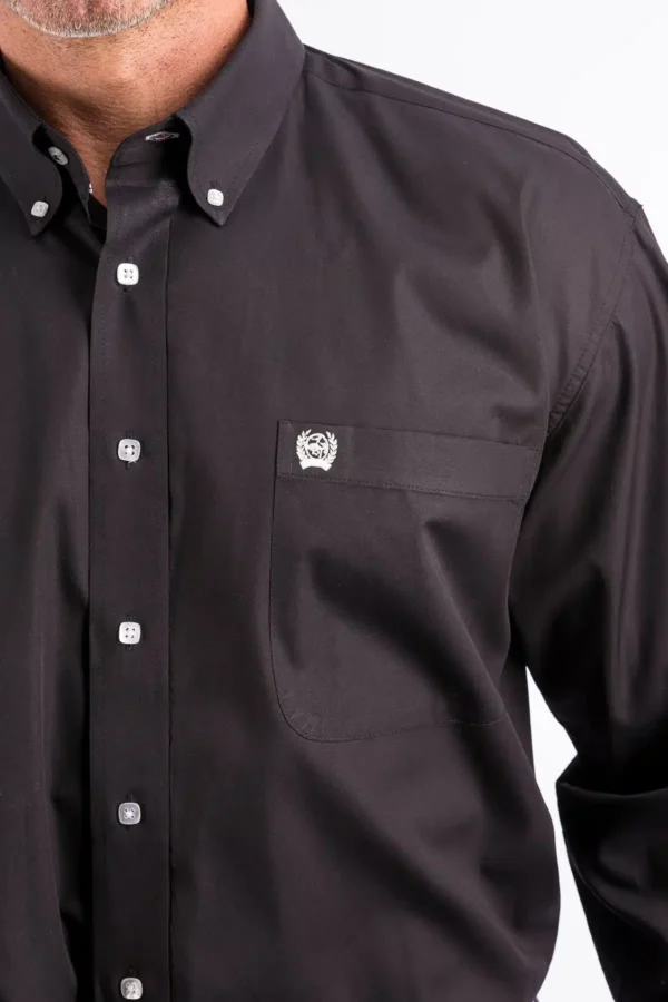 Cinch Black Longsleeve shirt MT10320083