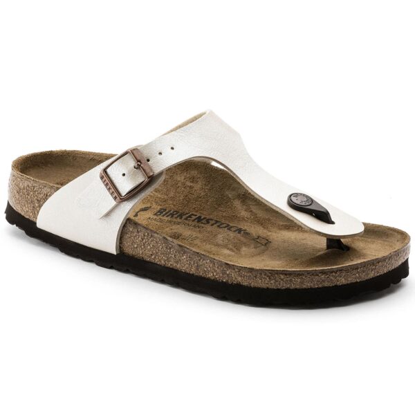 Gizeh Graceful Pearl White by Birkenstock