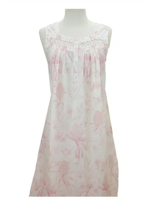 French Country Cotton Nightie Blush Banksia