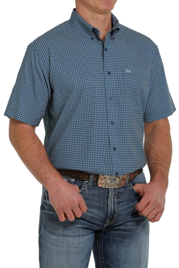 Cinch Mens Shirt MTW1704092 BLU