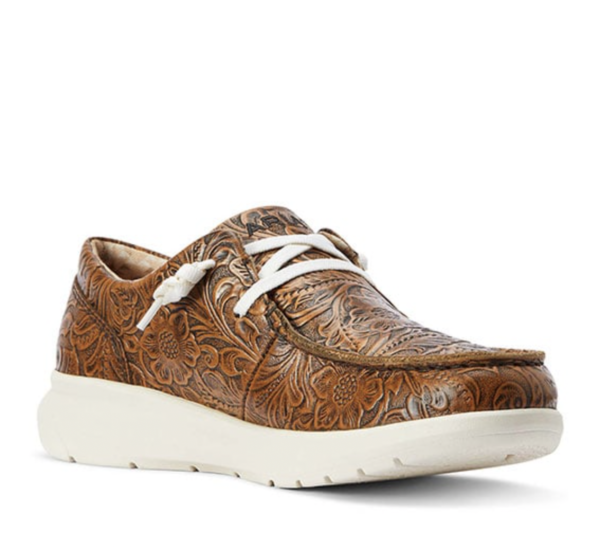 Ariat Hilo Brown Floral Emboss