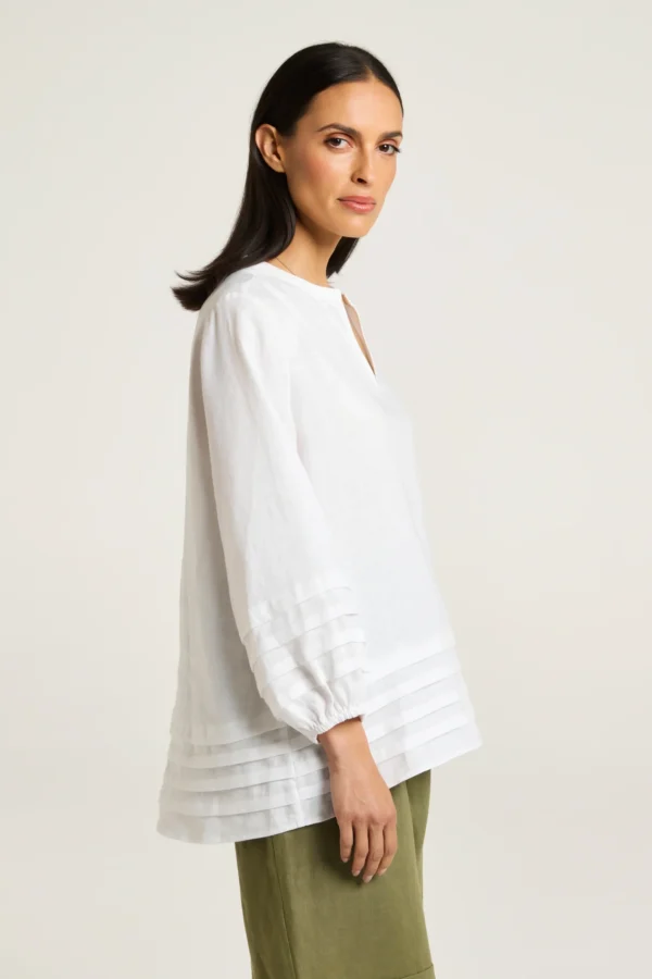 Marco Polo White Linen Shirt YT25S4163