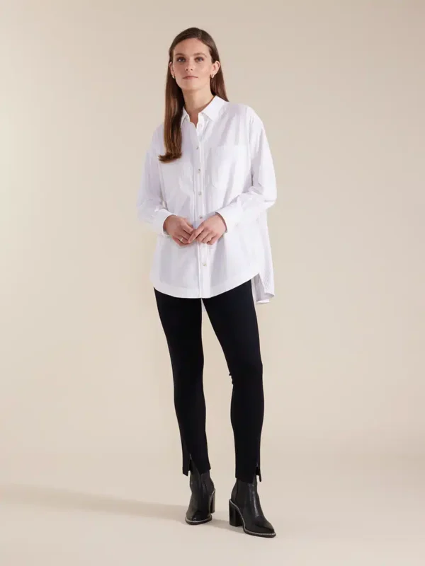 Marco Polo Long SleeveRelaxed Cotton Shirt YTMW44636 - Image 2