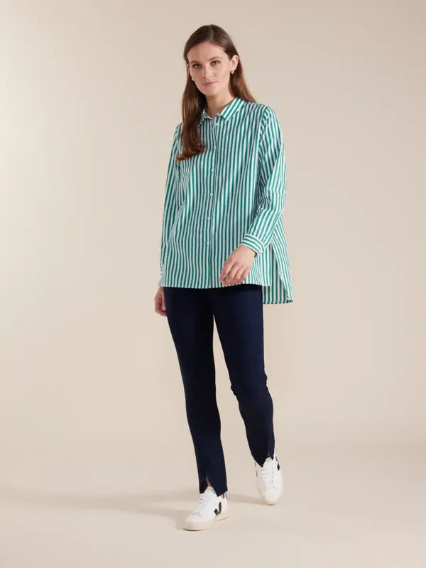 Marco Polo Long Sleeve Essential Stripe Shirt YTMW44638 - Image 4