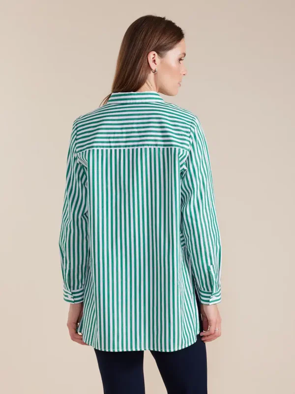 Marco Polo Long Sleeve Essential Stripe Shirt YTMW44638 - Image 2