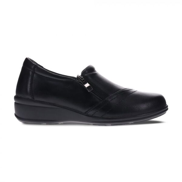 Scholl Leanne Black Slip On Orthaheel