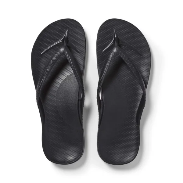 Archies Black Unisex Thongs