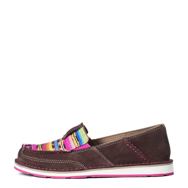 Ariat Cruiser Coffee Bean suede/ Cheetah Serape