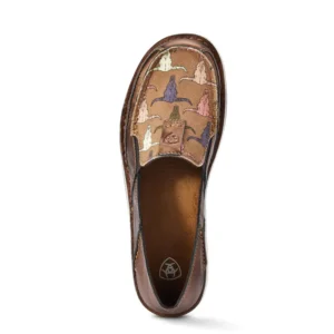 Ariat Cruiser Metallic Bronze/Pink Steerhead Print
