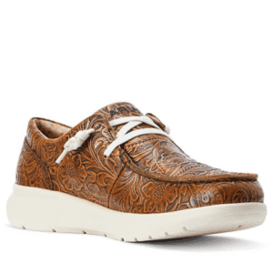 Ariat Hilo Brown Floral Emboss