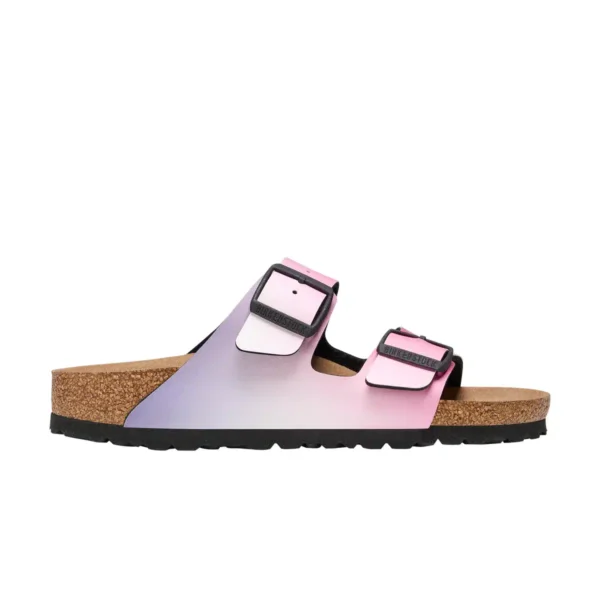 Birkenstock Arizona Vegan Energy Sport Ombre Pink/Purple Birko-Flor - Image 2