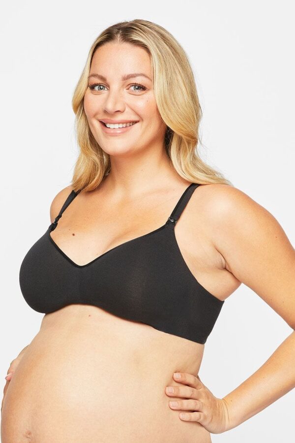 Berlei Barely There Cotton Maternity Bra Black