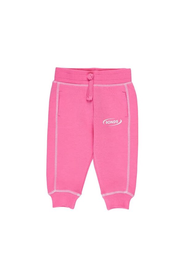 Bonds Cool Sweat Trackie Pink Kiss