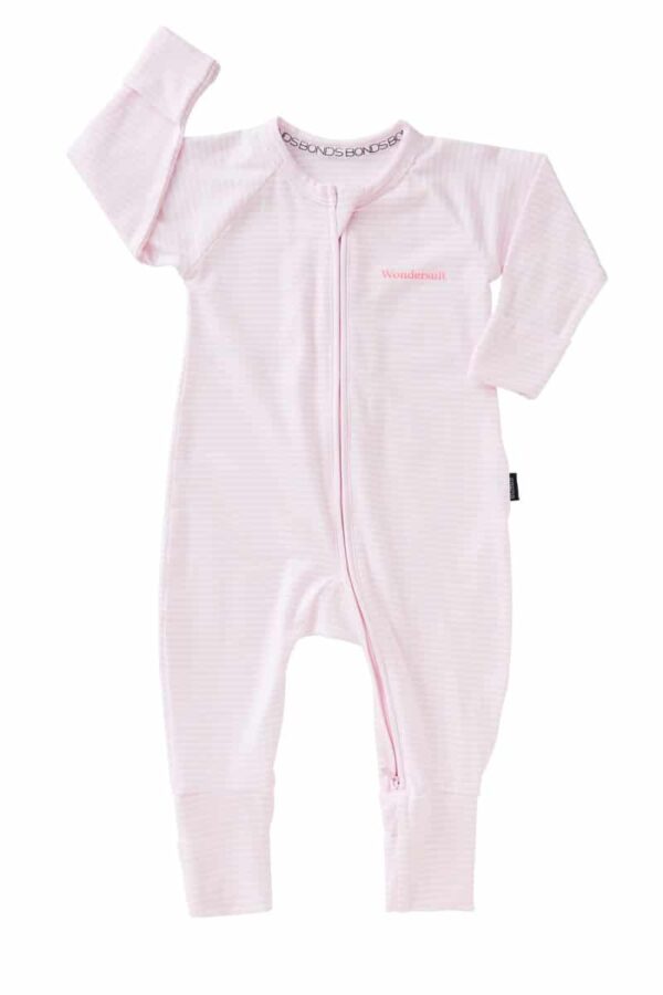 Bonds Zip Wondersuit BZDYM 42 Ballet Pink/White