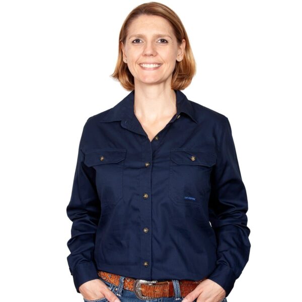 Just Country Brooke Workshirt Navy