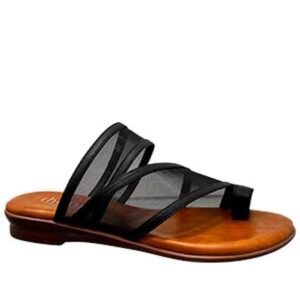 Chrissie Bravo Sandals Mesh Black