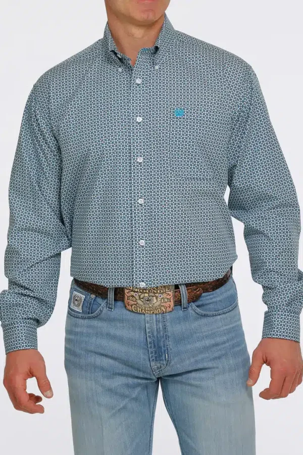 Cinch Mens Shirt MTW1105405 Navy