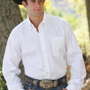 Cinch White Mens Shirt