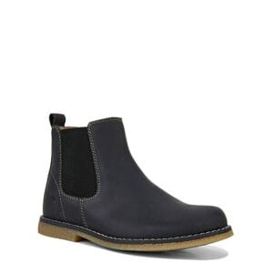 Clarks Kids Chelsea Boots Navy Crazy Horse
