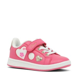 Clarks Kids Doris Jnr Bubblegum/Gold