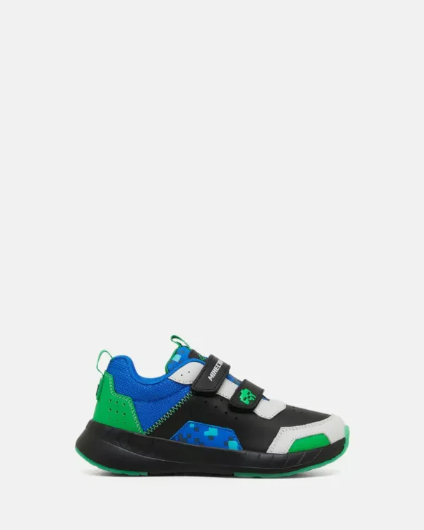 Clarks Minecraft Hendy Charcoal/Blue/Green Kids