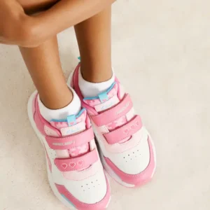 Clarks Minecraft Hendy Pink Sneakers