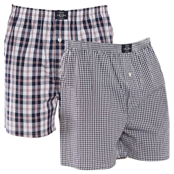 Coast Cotton Boxer Shorts 2 Pack Grey