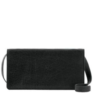 Cobb & Co Stirling Leather Smart Phone & Card Holder Black