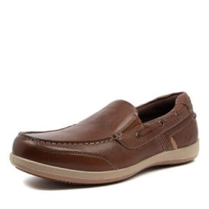 Colorado Mens Broad Slip On Brown Tumble