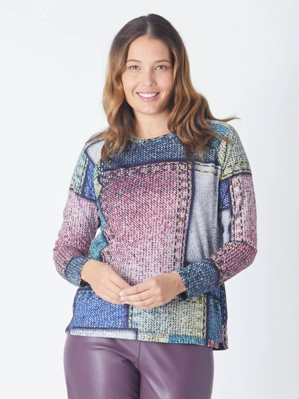 Cordelia Street Print Top 26859