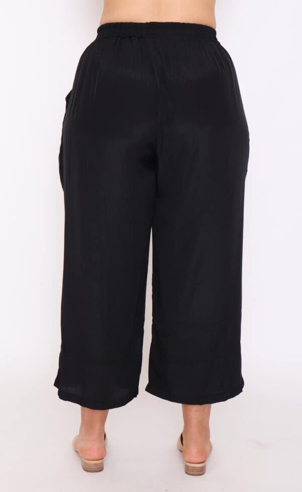 Cotton Village Black silk pants 7748 - Image 5