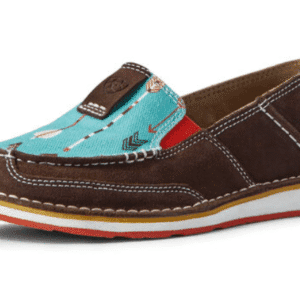 Cruiser Chocolate Suede/Turquoise Arrows
