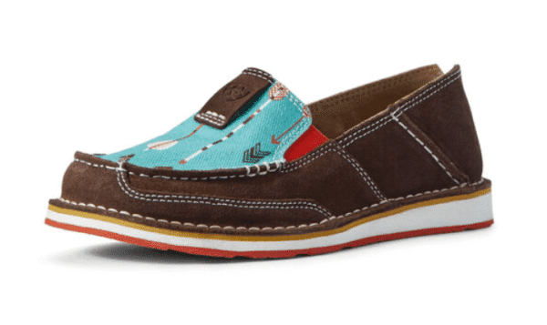 Cruiser Chocolate Suede/Turquoise Arrows