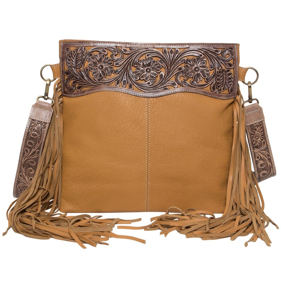 Design Edge Tan Turquoise with tassels