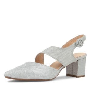 Diana Ferrari Leesa Silver Metallic Heels