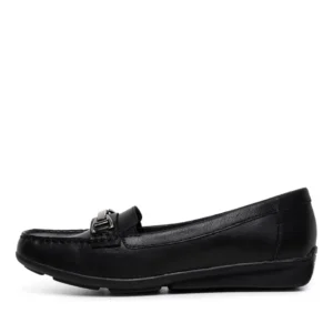 Diana Ferrari Lockney-Su Black Dot Leather Suede