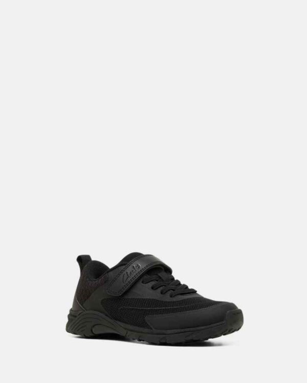 Clarks North Sneaker Black out Kids